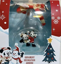 MICKEY AND MINNIE MOUSE GLASS DROP SKETCHBOOK ORNAMENT 2019 NIB NEW FREE SHIP 