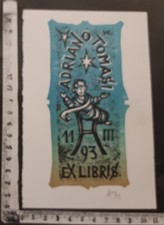 WUNDERKAMMER C EXLIBRIS 319 " KINDER " - * REM0 WOLF * - X COLOR SIGNED