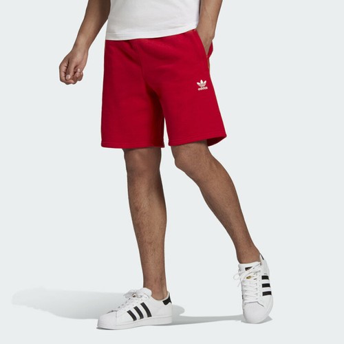 PANTALONCINI ADIDAS BERMUDA SHORT GD2556 SPORTIVI NUOVI LOUNGEWEAR ROSSO  TREFOIL | eBay