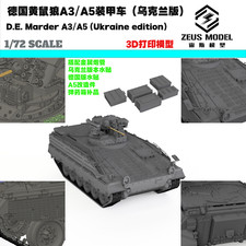 3D Printed 1/72/87/144 Ukrainian Marder A3/A5 Armored Vehicle Model Kit