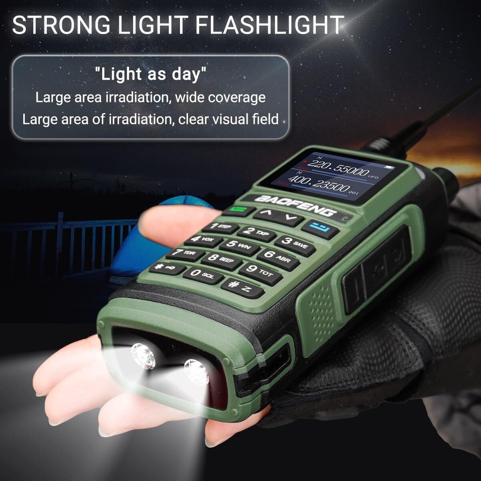 Digital Handheld Radio Scanner Fire Police VHF FM EMS Ham 2 Way ...