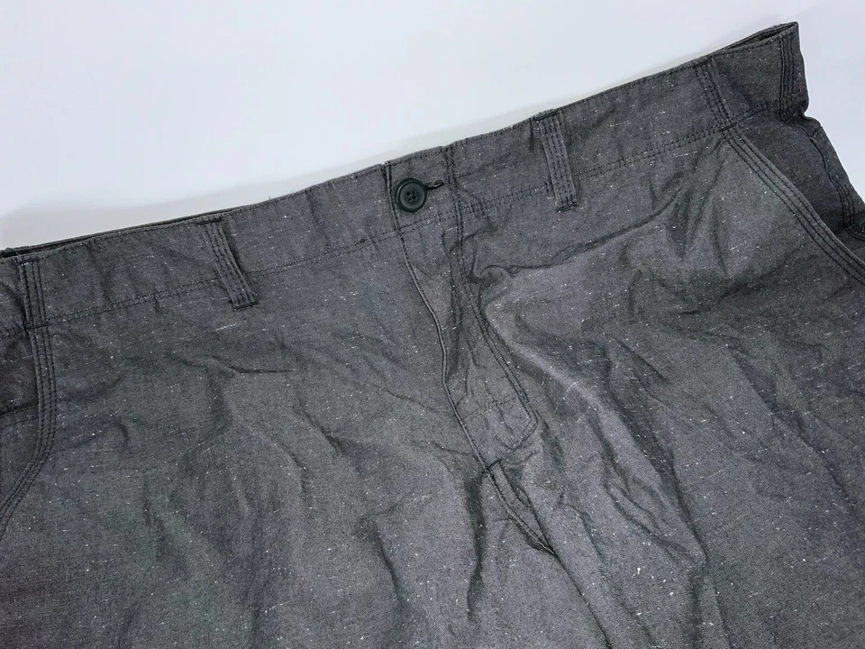 Pantalones Cortos Mountain Hard Wear Talla 36 Gris Algodón Poli Plano Fr 10” Entrepierna YGI E2-351 Foto 3 de 4
