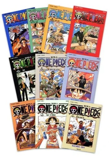 One Piece 1-10 Manga Set / Koreanisch - Bild 1 von 11