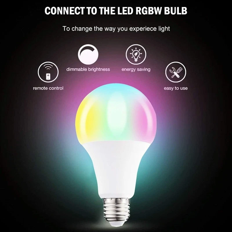 16 Colour LED Lamp 10/18W RGB Bulb Rainbow Changing Remote Control E27 B22 Bulb - Image 4 of 4