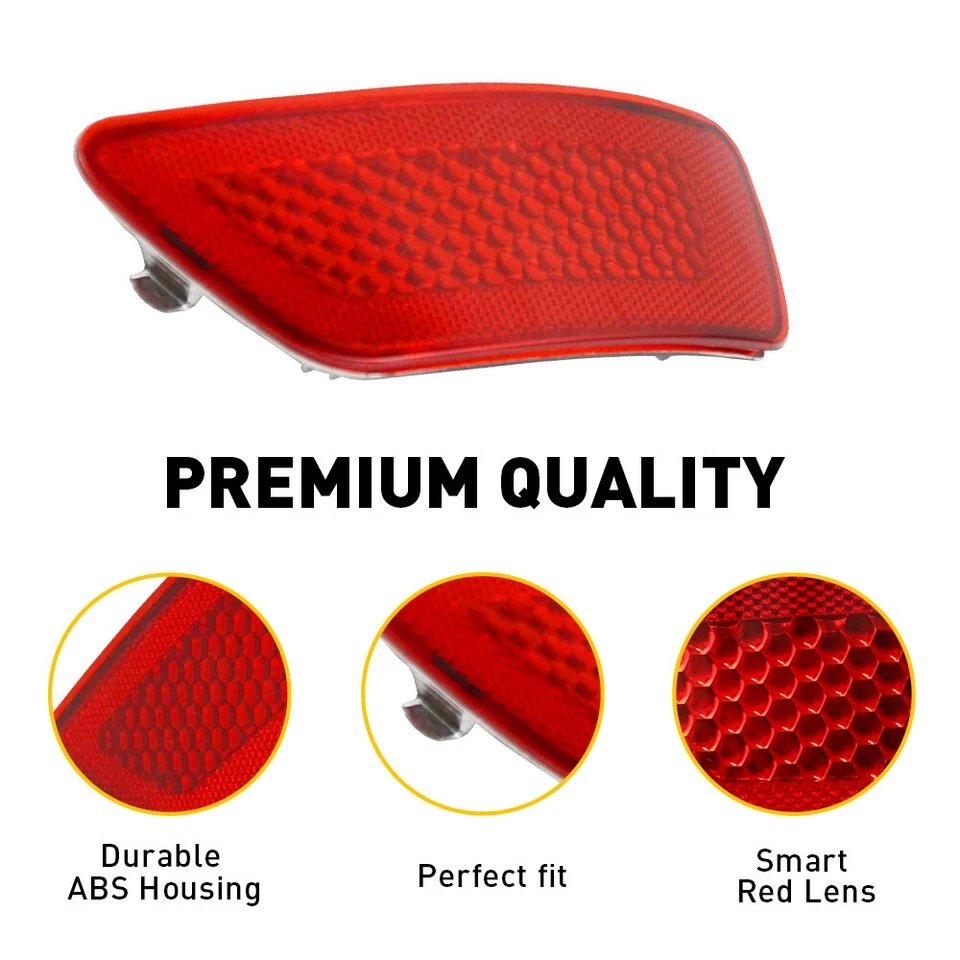 Rear Bumper Reflector Light RH Passenger Side Fit for Jeep Compass Dodge Journey - Image 3 of 4