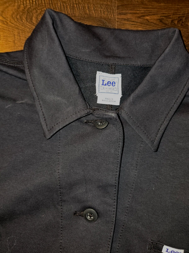 LEE Black Workwear Chore Jacket Duster Sz XXL Unionall Layers New NWT Loose Fit - Picture 8 of 10