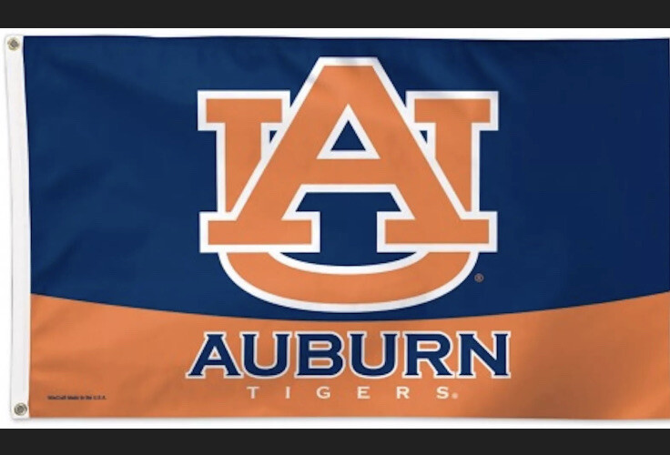 Auburn Tigers Large Grommet Banner Flag - 3x5 Ft Officially Licensed Outdoor Flag
