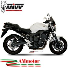 Mivv Yamaha Fz6 / Fazer 600 2004 Terminali Di Scarico Moto Suono Nero