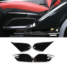 Seat Button Handle Panel Cover Trim 4PCS For Benz G-Class 2019-2021 Gloss Black