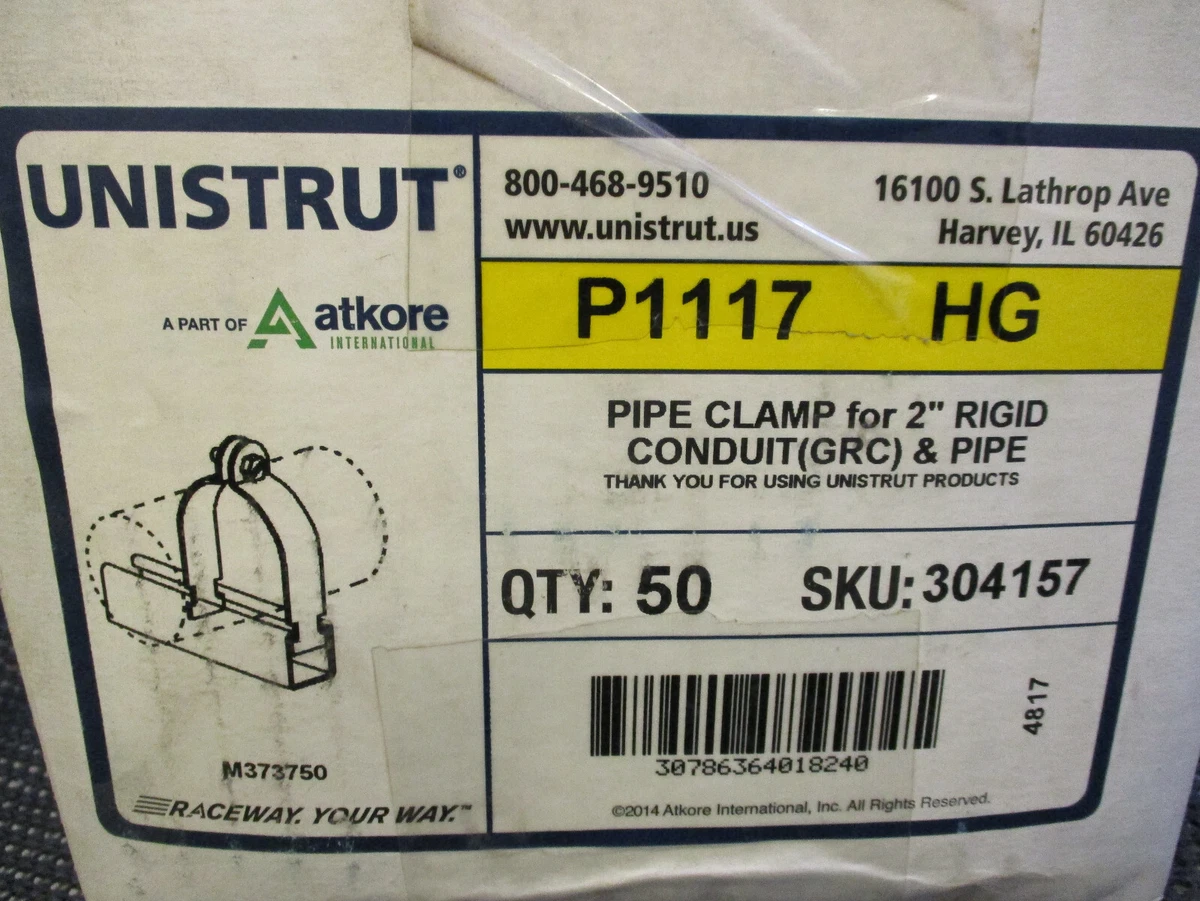 LOT OF 10 UNISTRUT P1117 HG 2