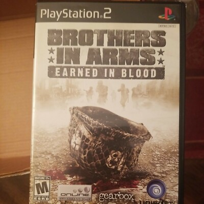 Brothers in Arms Earned in Blood PS2 Game Used