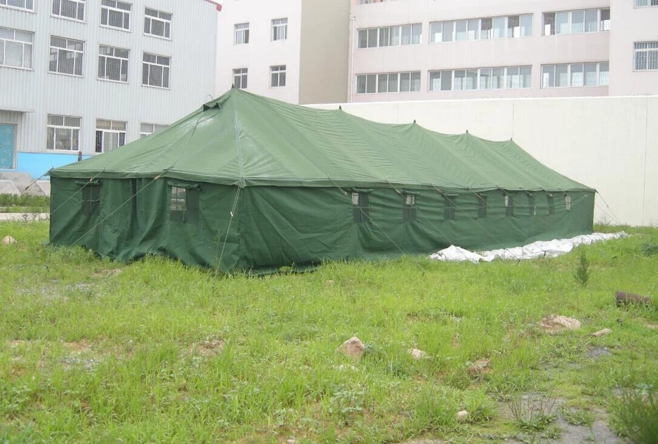 Caça militar - acampamento impermeável 20 pessoas tenda 35 pés - serviço pesado - verde OD - Imagem 3 de 4