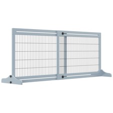 Extra Wide Freestanding Pet Gate with Adjustable Length Dog, Cat,Doorway,Hallway