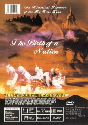 The Birth of a Nation (1915) D.W. Griffith / Lillian Gish DVD NEW