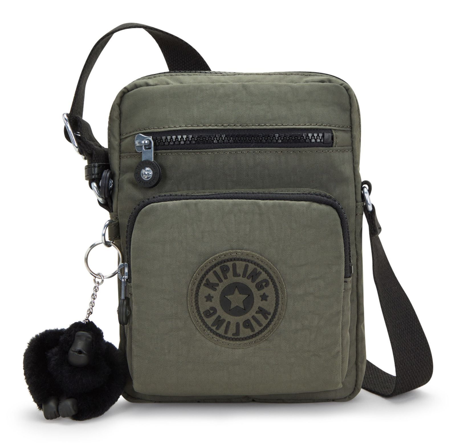 kipling Gunne Crossbody Bag Green Moss