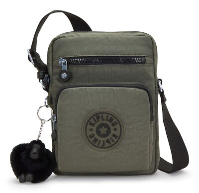 kipling Core Plus Gunne Crossbody Bag Umhängetasche Tasche Green Moss Neu