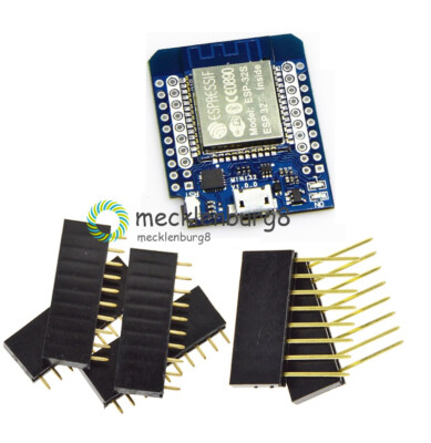 Wemos MINI D1 ESP32 ESP-32S WIFI + Bluetooth CP2104 ESP8266 Module For Arduino