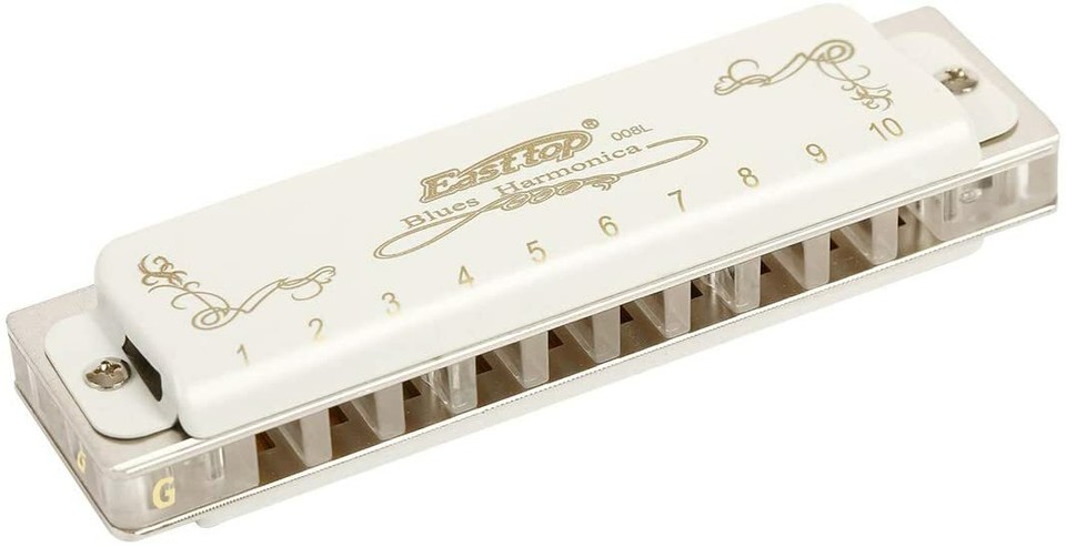 TOCYORIC Blues Harmonica 24 Hole C Key with Case, Mouth Organ Harp, Diatonic Harmonica for Beginner, Adult, Kids, Professional, Students, Friends, Gifts