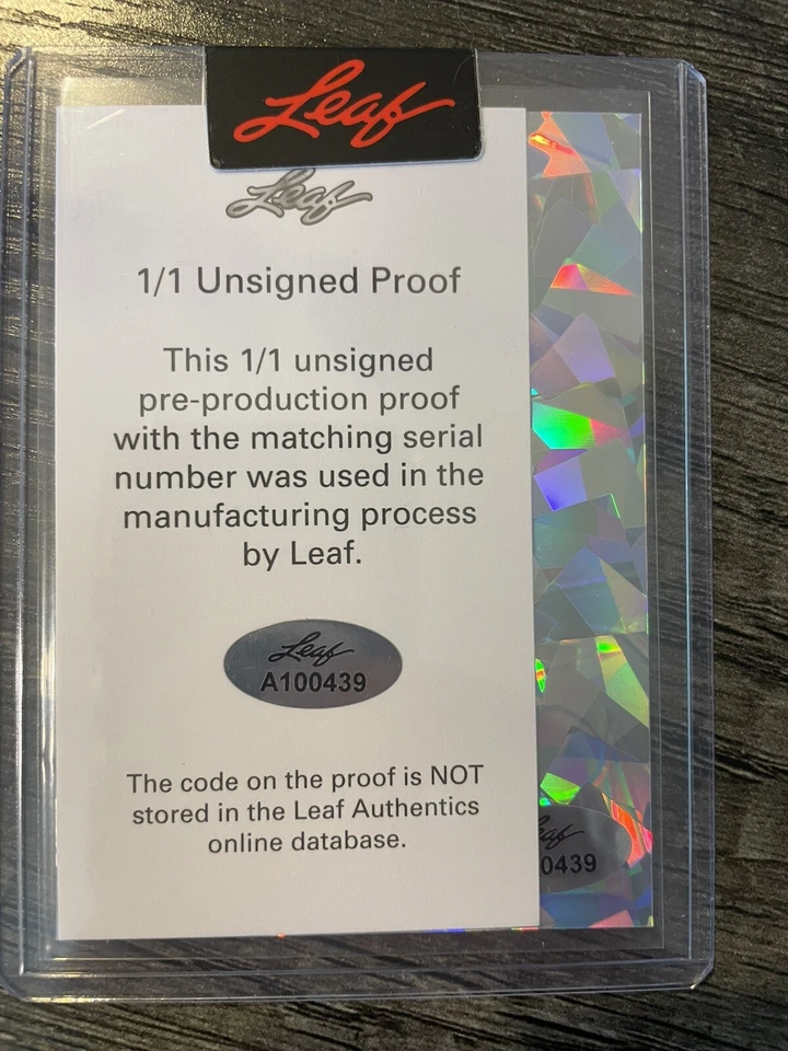 2023 Leaf Metal Quentin Johnston/Max Duggan Dual Blue Unsigned Proof One of One - Image 2 of 2