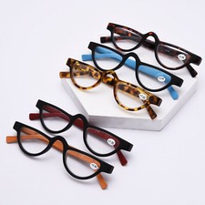 Reading Glasses Half Moon Presbyopic Women Men Cat Eye Readers 1.0 to 3.5