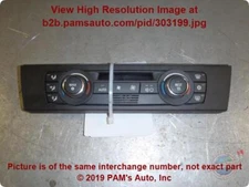 Used A/C Selector Switch fits: 2009 Bmw 335I automatic temperature control Conv