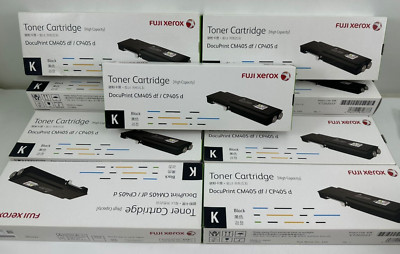 (LOT OF 11) FUJI  Xerox DocuPrint CP405d CM405df Black Toner CT202033