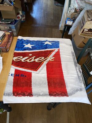 NEW NWT Budweiser Can Beach Towel 30'' x 60''