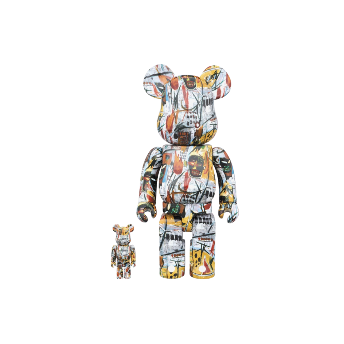 Be@rbrick Bearbrick Jean-Michel Basquiat #1 100% 400% Set | eBay