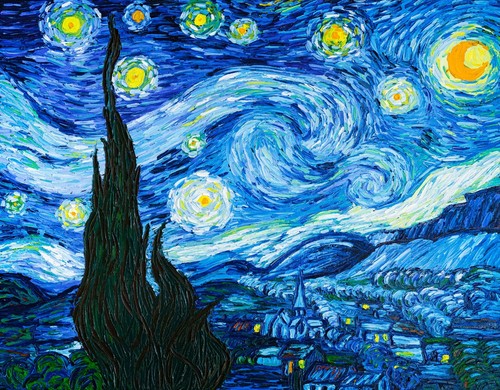 painted the starry night