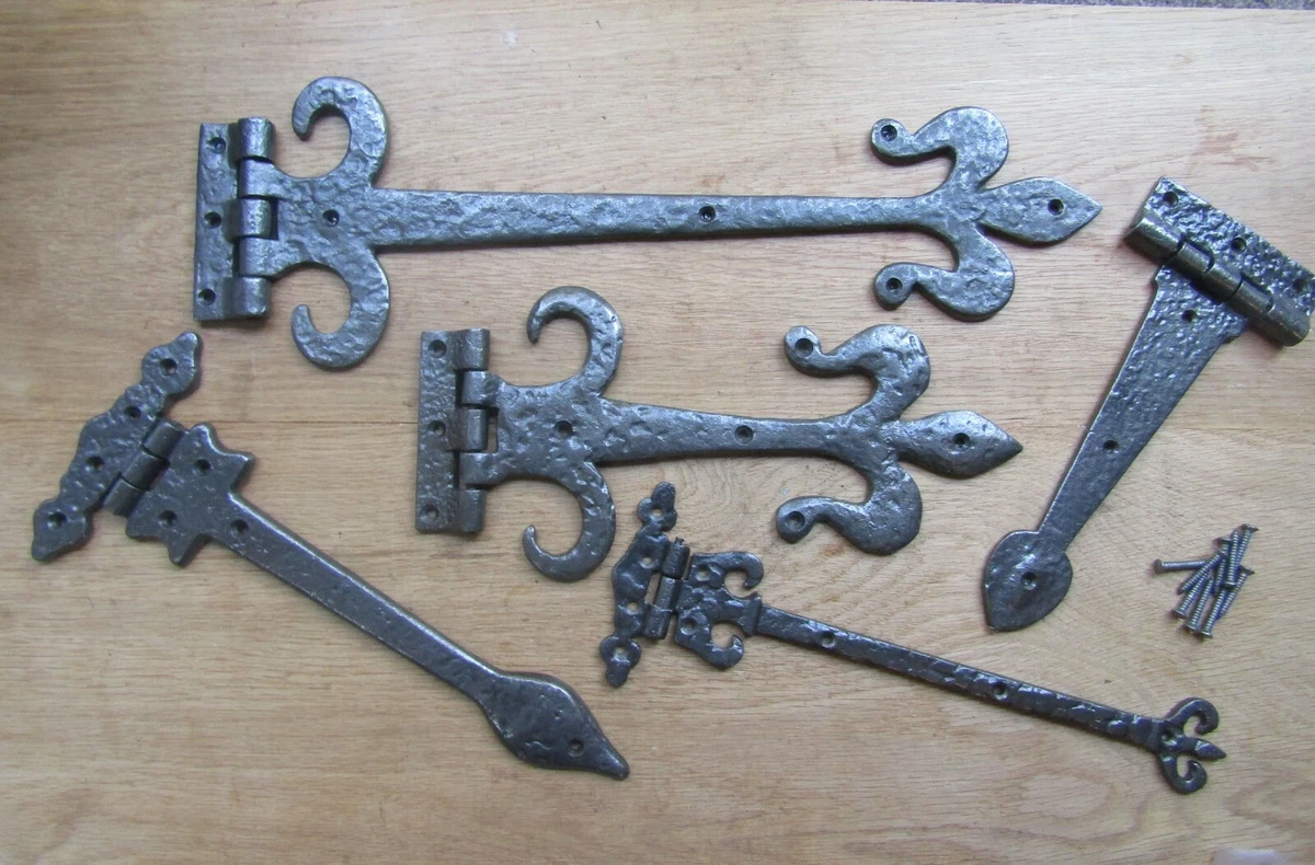Iron on sale door hinges