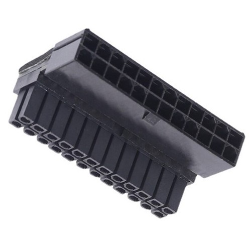 ATX 24Pin 90 degree 24 pin to 24pin Power Plug Adapter Mainboard Motherboard _ou - Photo 5/7