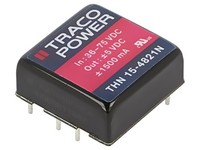 Thn 15-4821N Wandler: Dc/Dc 15W Ueing: 36-75VDC Uausg: 5VDC Uausg2: -5VDC Traco