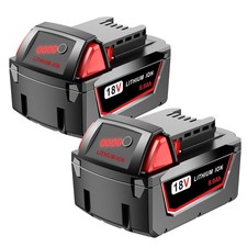syvenies 2 Pack 8.0 Ah M18 Batteries for Milwaukee 48-11-1860 18v...