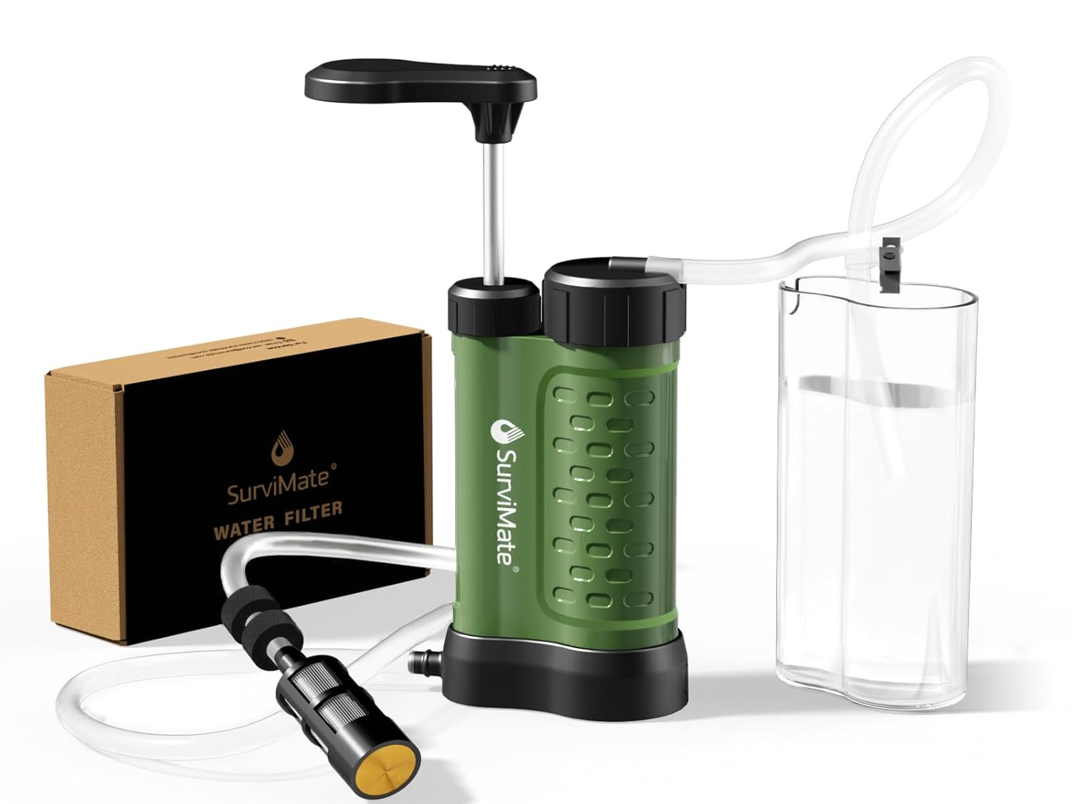 Survival Pump，0.01 Micron 5-stage Water Purifier System