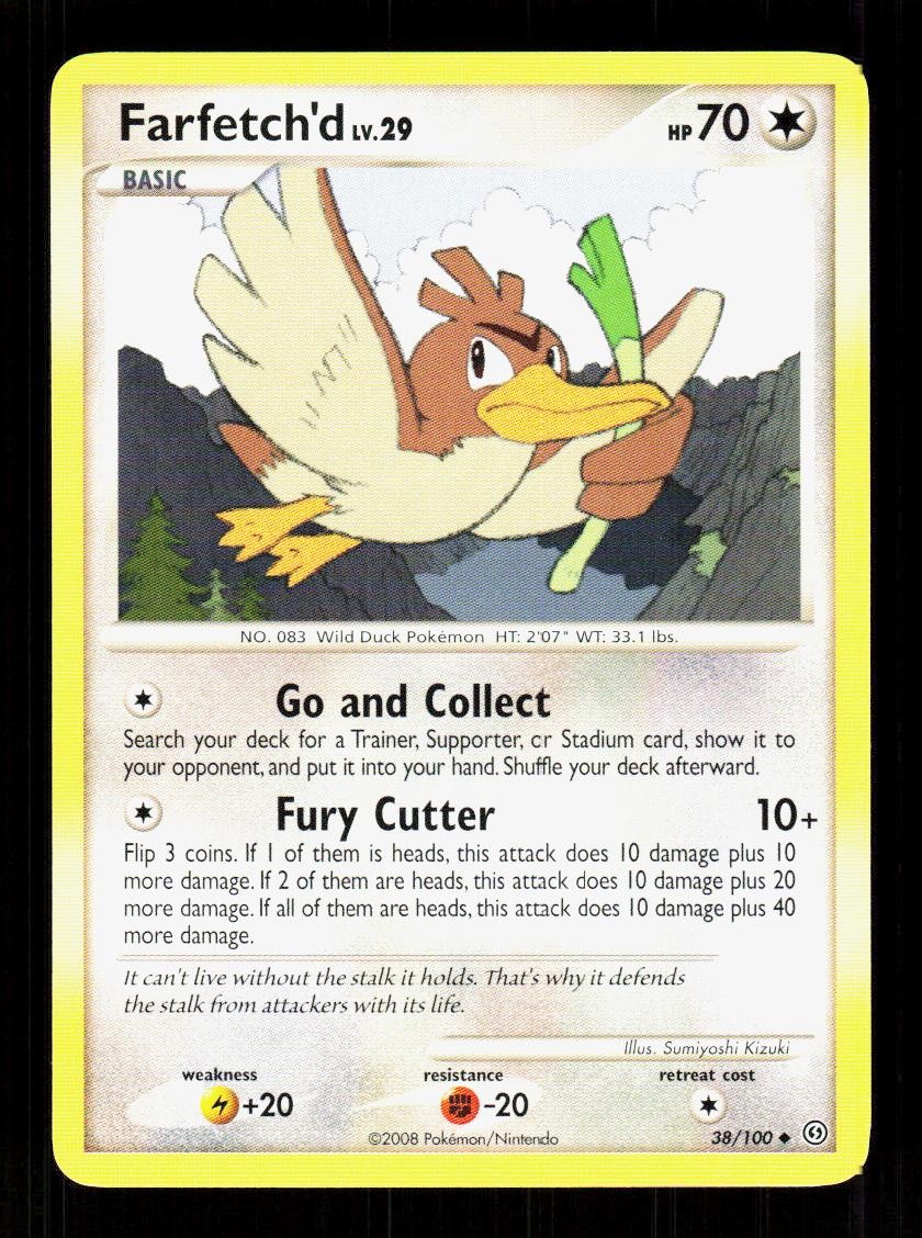 Farfetch'd 38/100 Uncommon Stormfront Pokemon NM