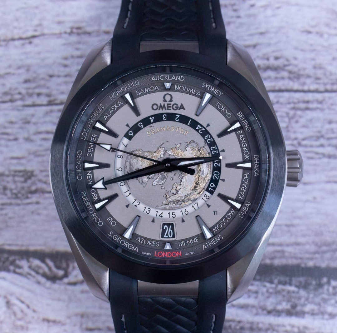 OMEGA Aqua Terra Titanium Worldtimer Watch 220.92.43.22.99.001