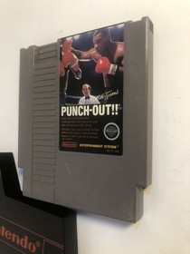 Mike Tyson&rsquo;s Punch-Out!!  NES Nintendo Cartridge & Dustcover