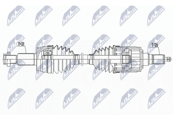 Nty Antriebswelle NPW-LR-027-image