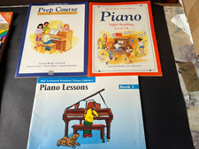 3 Piano Music Books, Piano lessons, Prep course  Piano sight reading