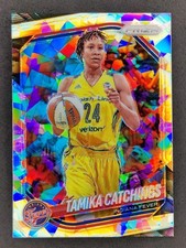 2025 Panini WNBA Prizm TAMIKA CATCHINGS Silver Ice Prizm #60 Indiana Fever (D)