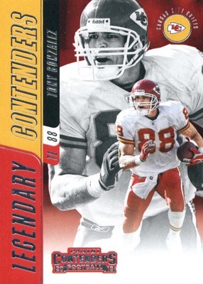 2018 Panini Contenders Legendary Contenders #14 Tony Gonzalez - FB
