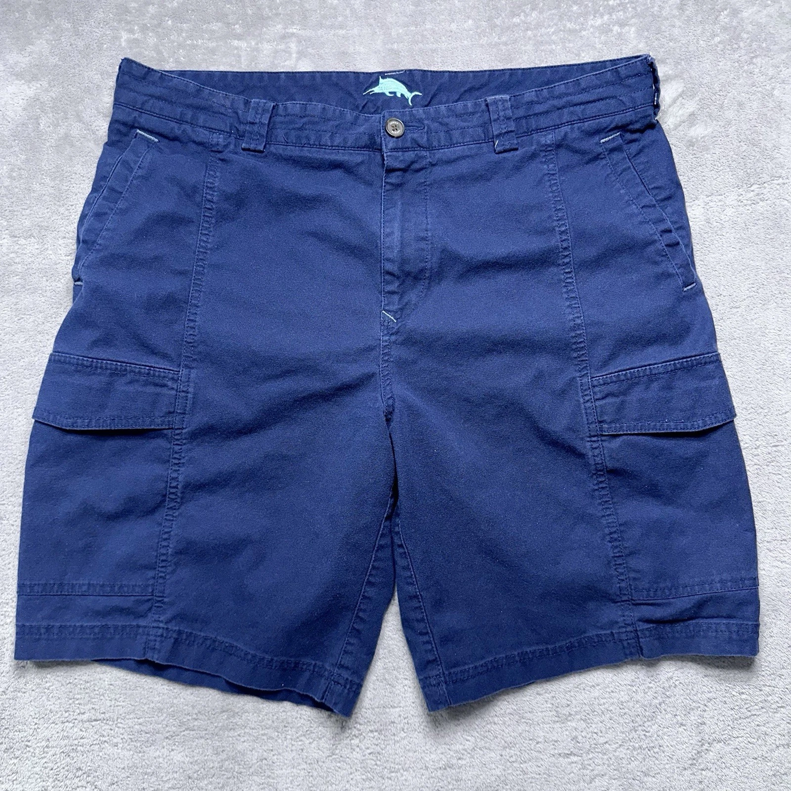 Tommy Bahama Men’s Cargo Shorts Navy Blue Size 37