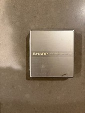 As-is Sharp MD-ST600-S Minidisc Player Silver MDLP Vintage