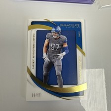 2024 Panini Immaculate Clearly Jerseys Aidan Hutchinson /99 Lions