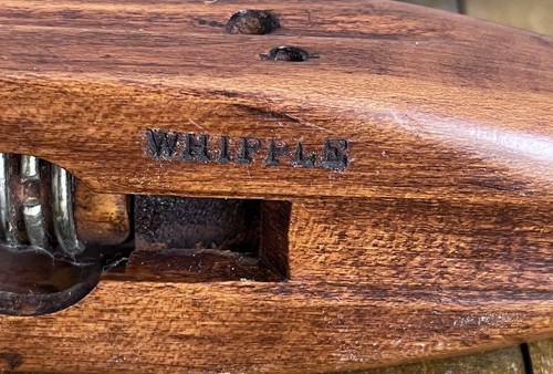 VTG D.T Dudley & Son Co Wilksonville Mass Wood Loom Shuttle & Yarn Spool Bobbin - Picture 5 of 9