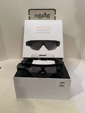 Solos Smart Glasses iPhone and Android Compatible (T)...