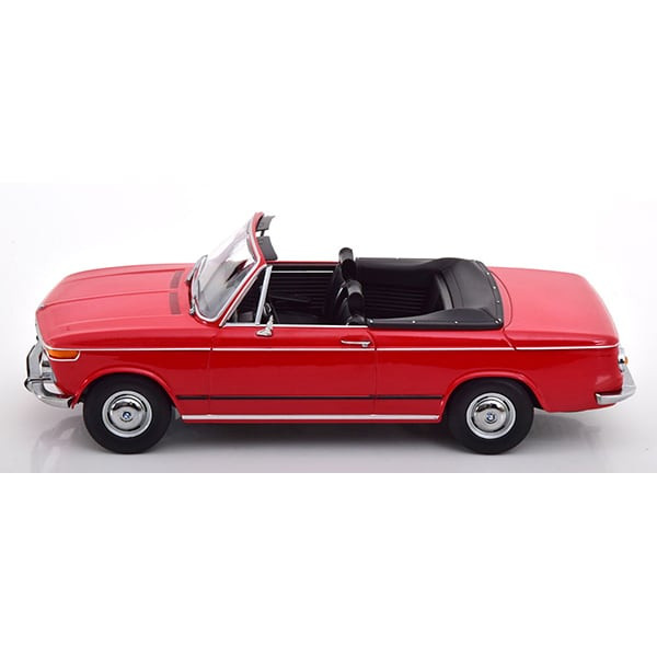 Kkdc181103 1/18 Bmw 1600-2 Cabrio 1968 Red Diecast Minicar