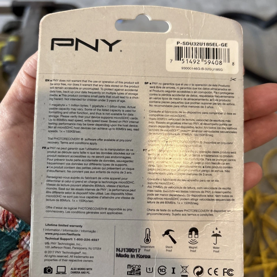 PNY 32GB Elite microSDHC Card Up To 85MB/s P-SDU32U185EL-GE - Image 2 of 2