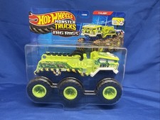 HOT WHEELS DIECAST MONSTER TRUCKS - Big Rigs - 5 Alarm- Green - Combined Postage