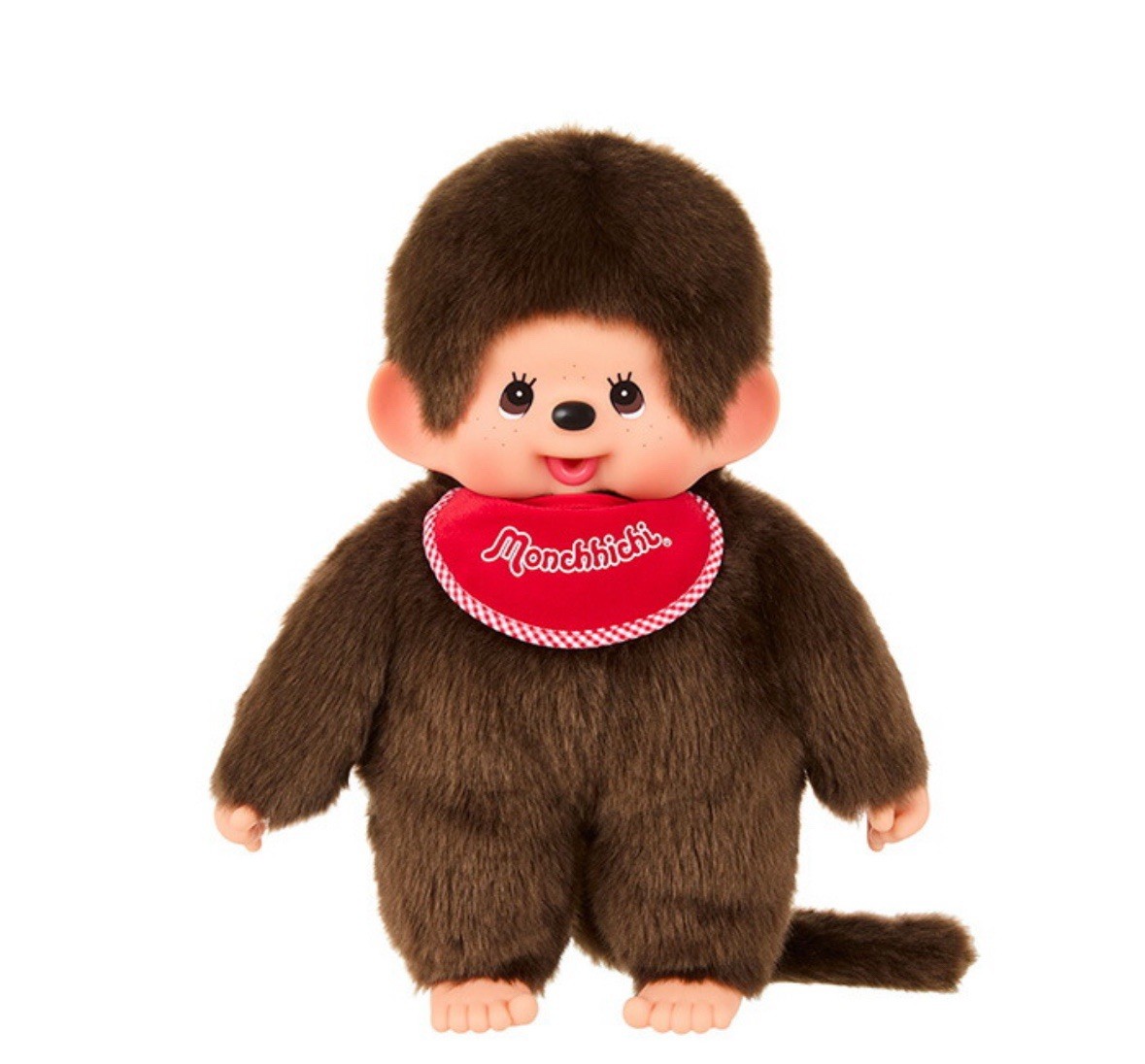 Monchhichi Boy Plush Premium Standard L size Brown Sekiguchi NEW